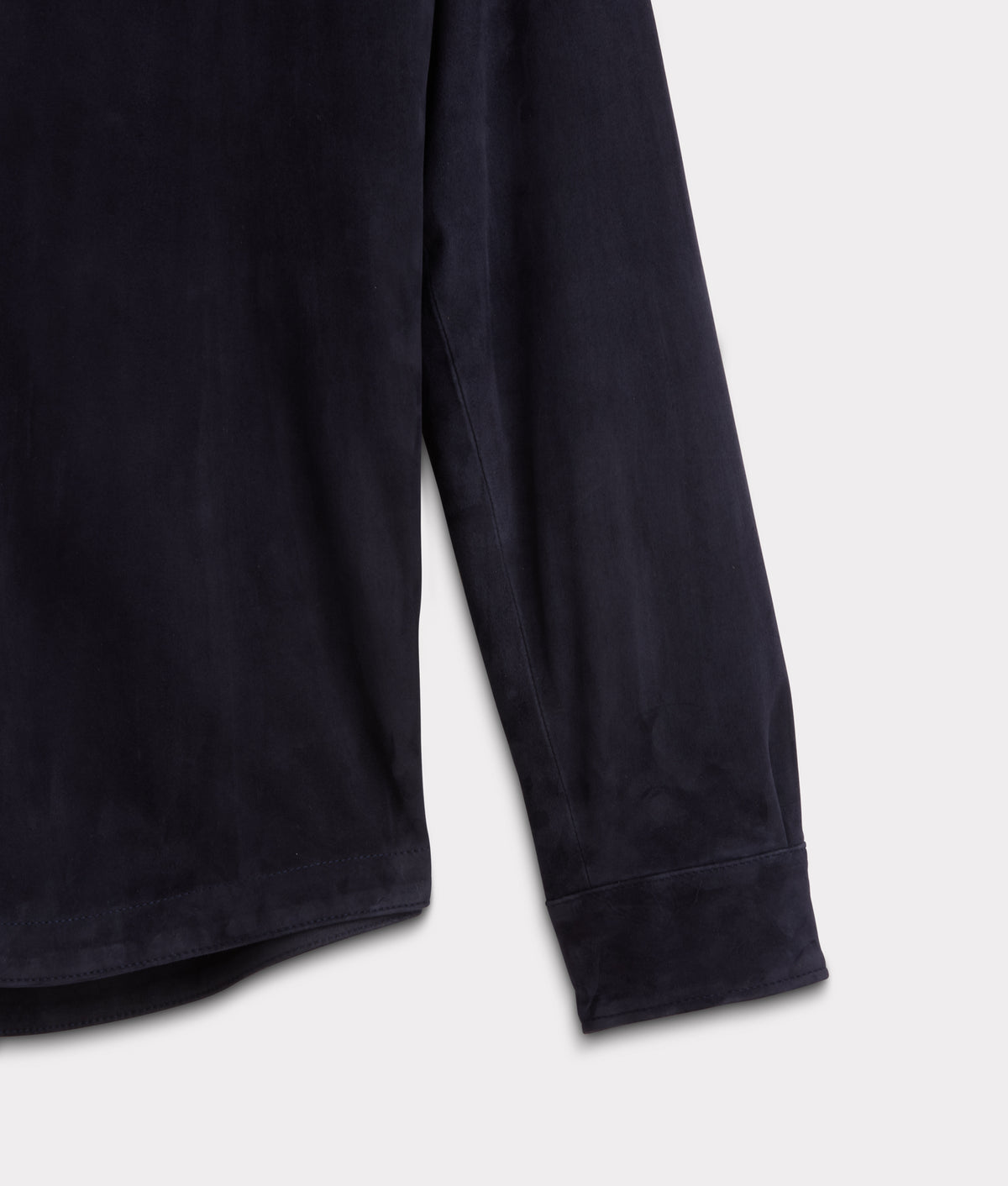Ace Suede Shacket :: Dusty Blue 10