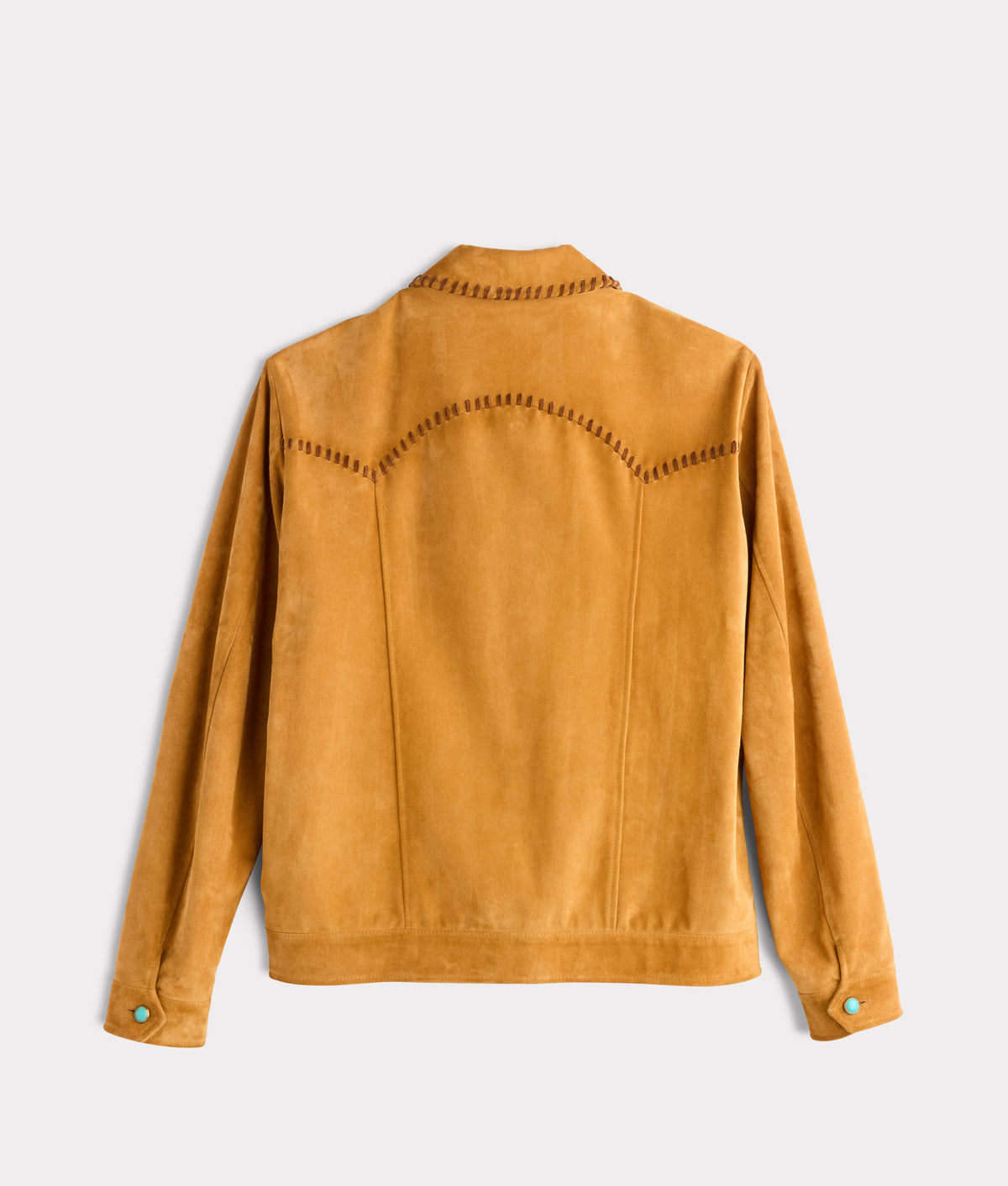 Dasan Suede Jacket :: Mustard Tan 3