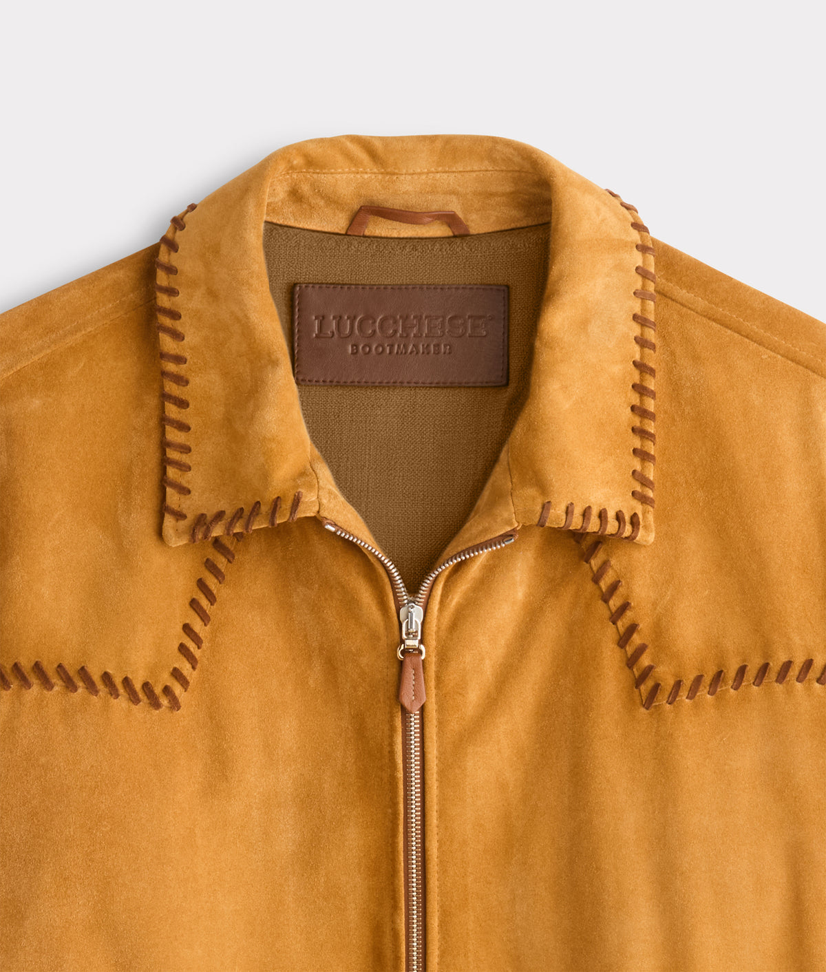 Dasan Suede Jacket :: Mustard Tan 4