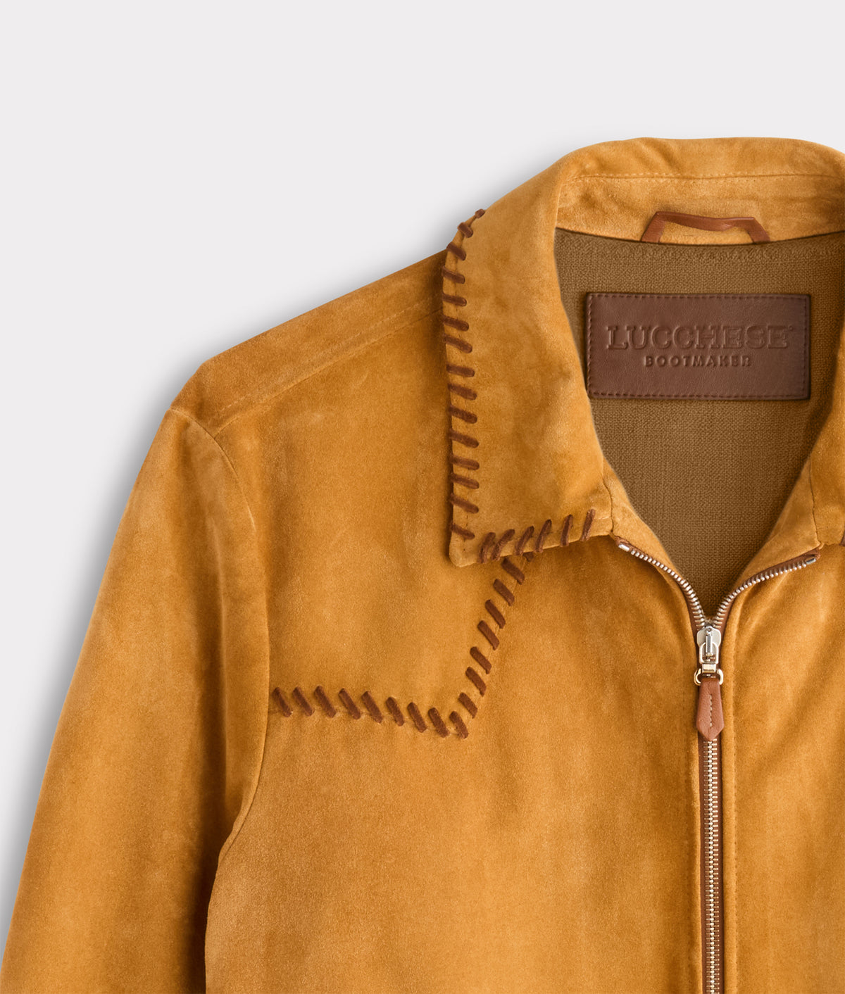 Dasan Suede Jacket :: Mustard Tan 8
