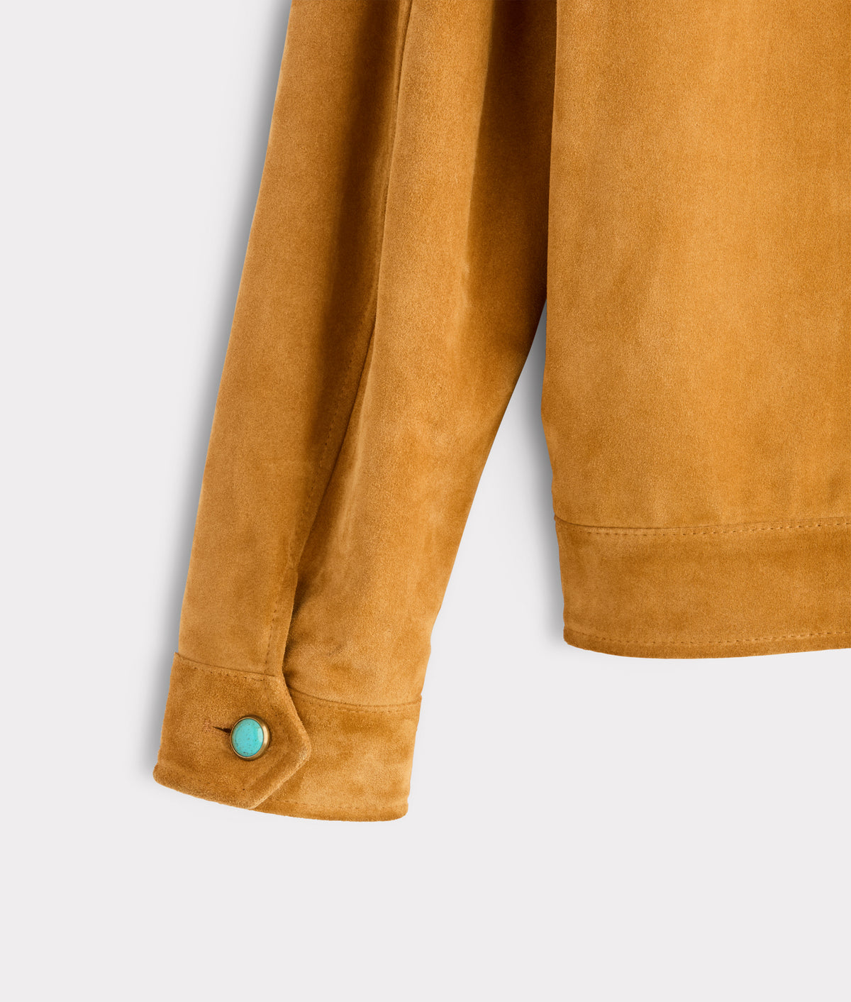 Dasan Suede Jacket :: Mustard Tan 10