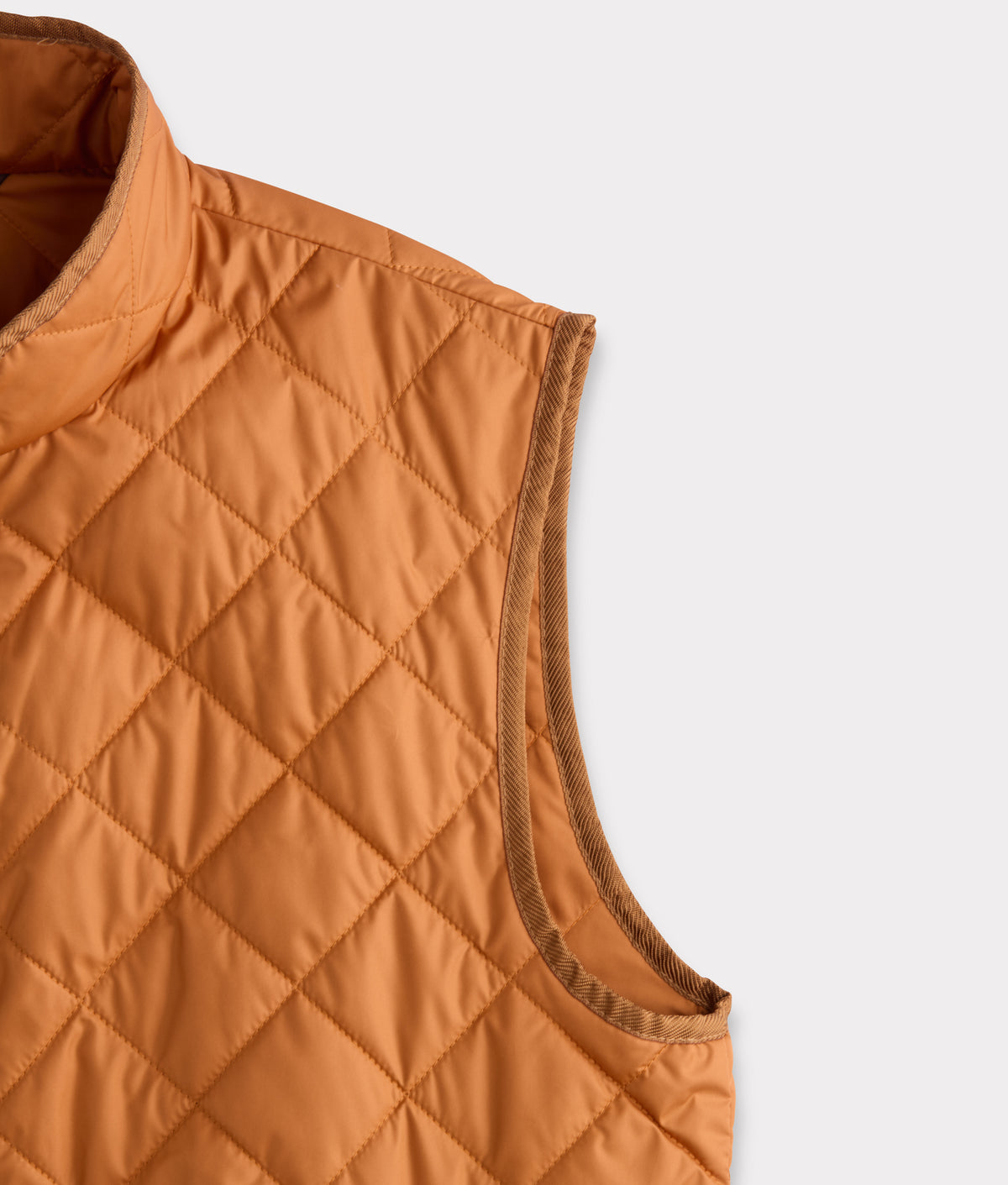Jameson Quilted Vest :: Orange 9