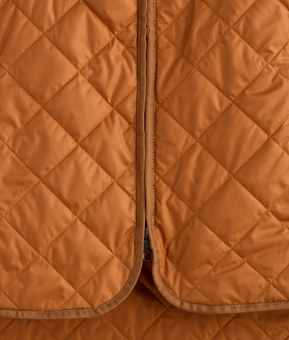 Jameson Quilted Vest :: Orange 11