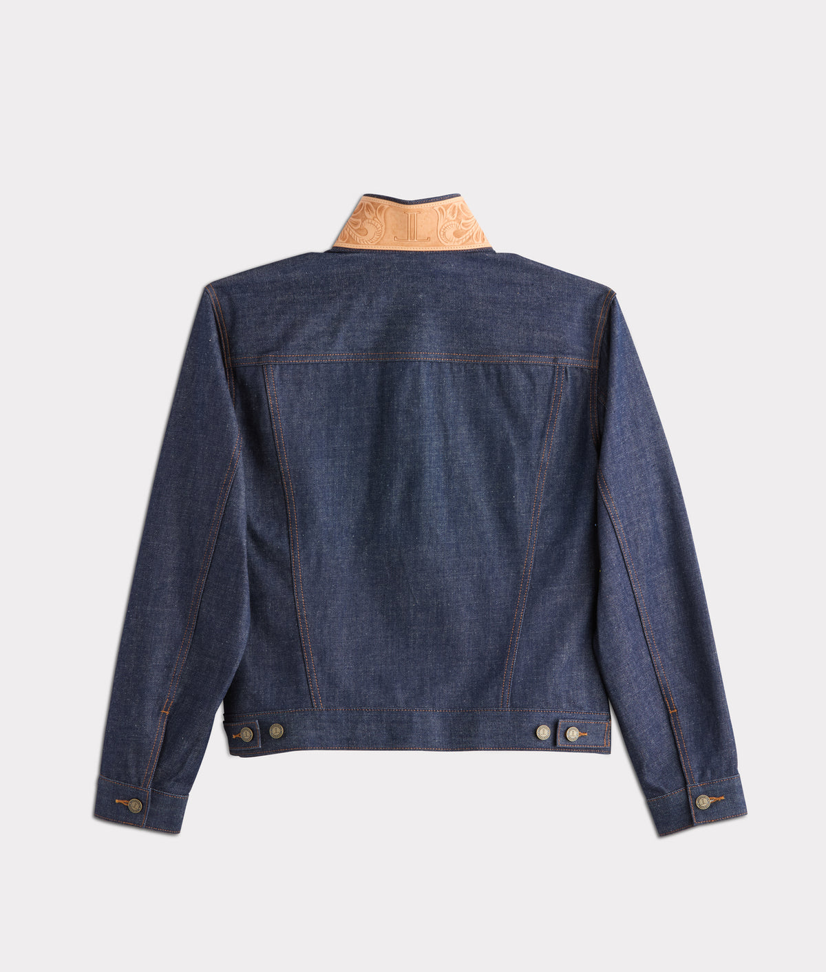 Vernon Hand-Tooled Denim Jacket :: River 4