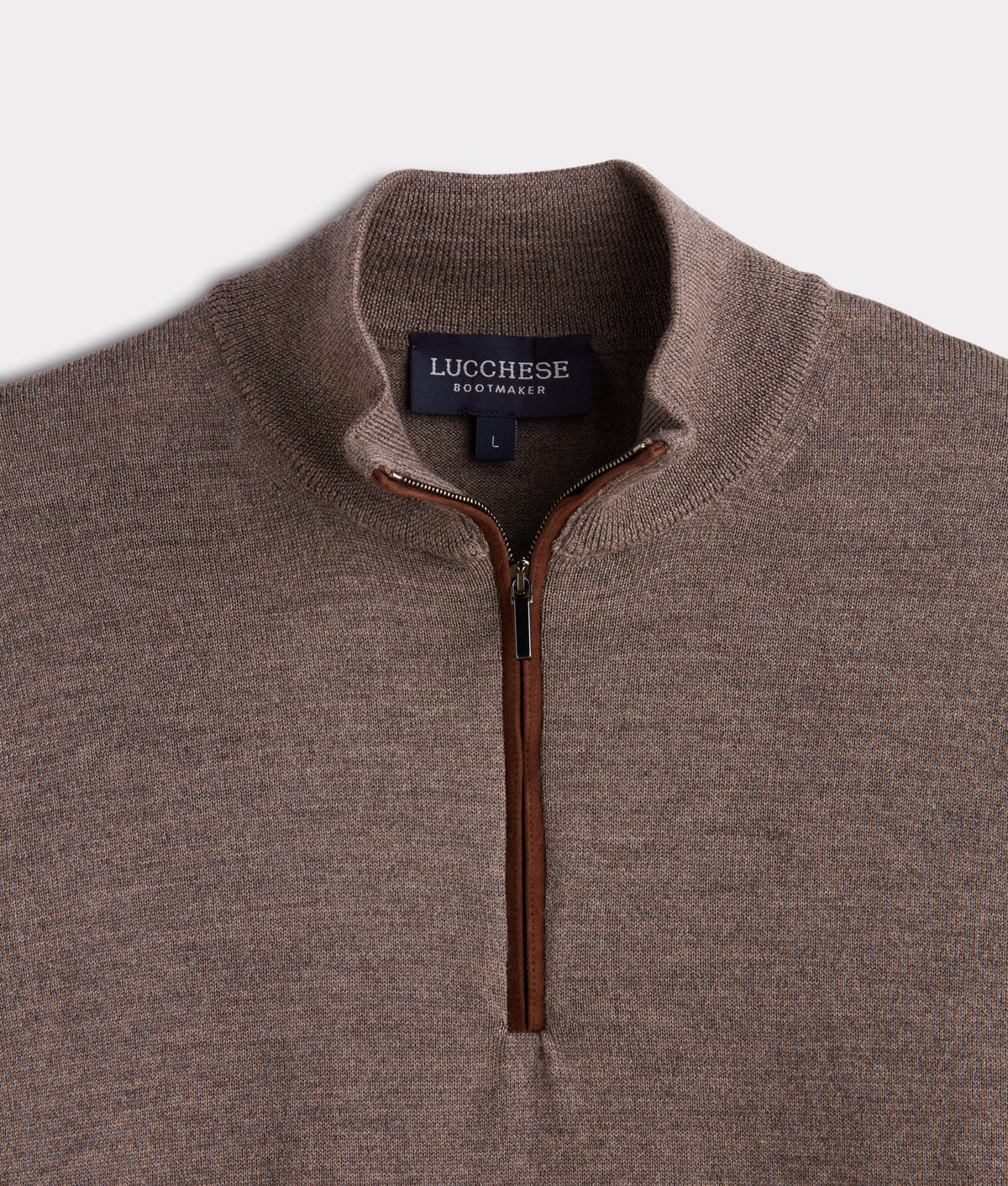 Timothy Quarter Zip :: Brown 4