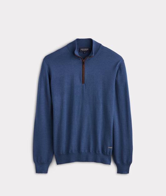 Timothy Quarter Zip :: Navy