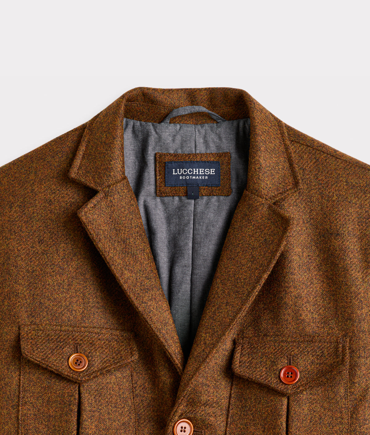 Andrew Shetland Wool Jacket :: Brown 4