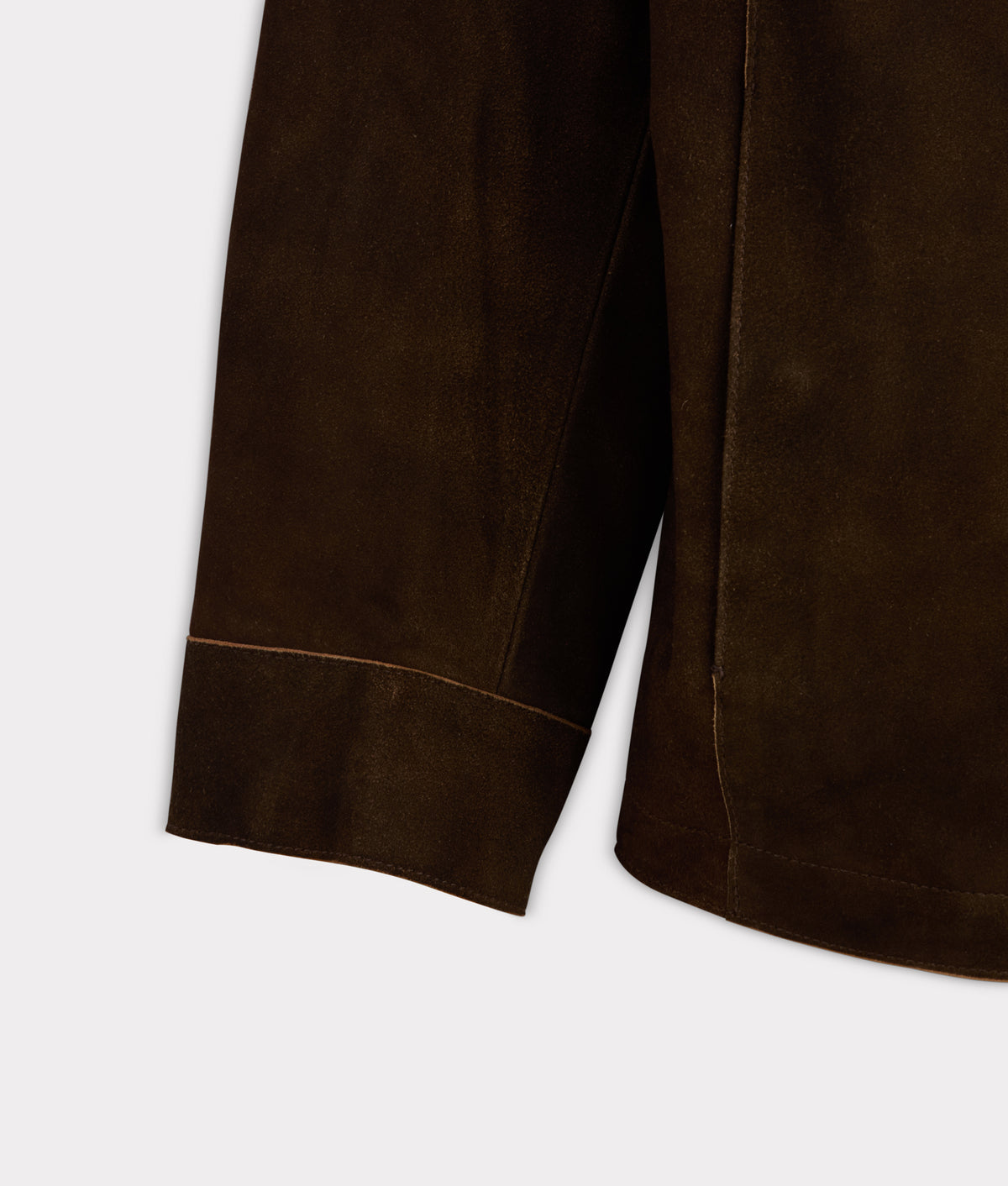 Walker Jacket With Leather Collar :: Brown 3
