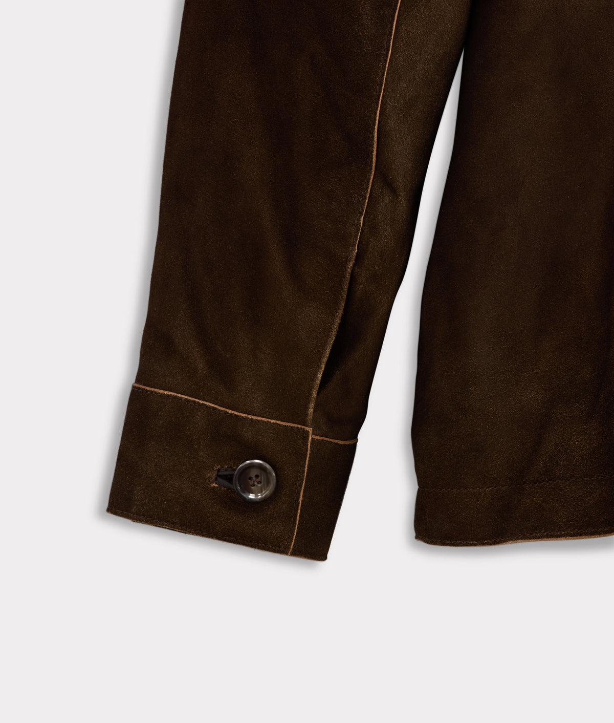 Walker Jacket With Leather Collar :: Brown 6
