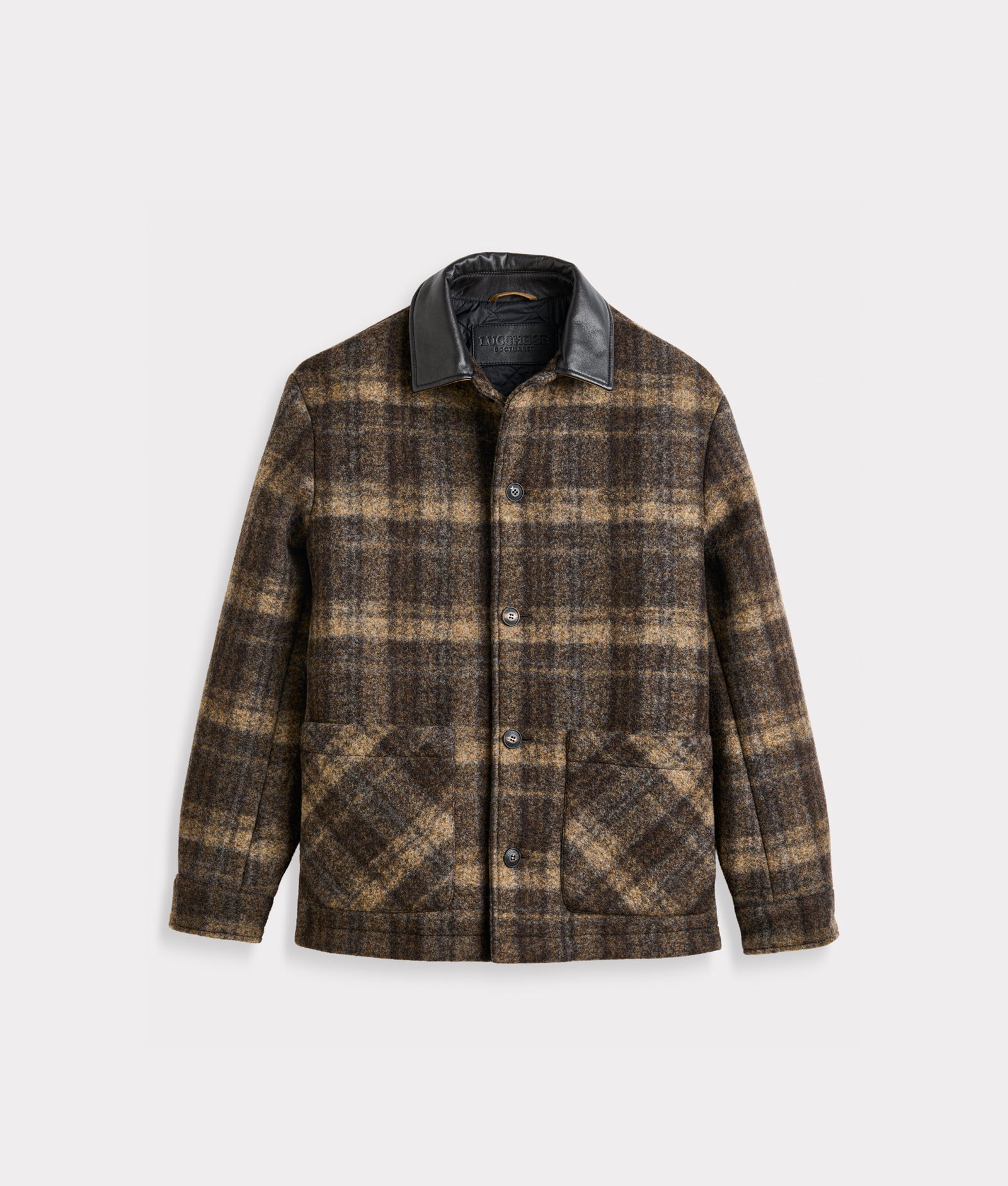 Douglas Plaid Wool Coat :: Multi