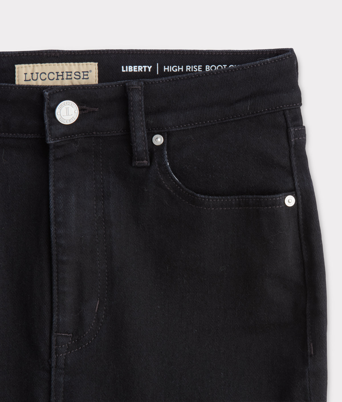 Liberty High-Rise Bootcut Jean :: Black Beauty 6