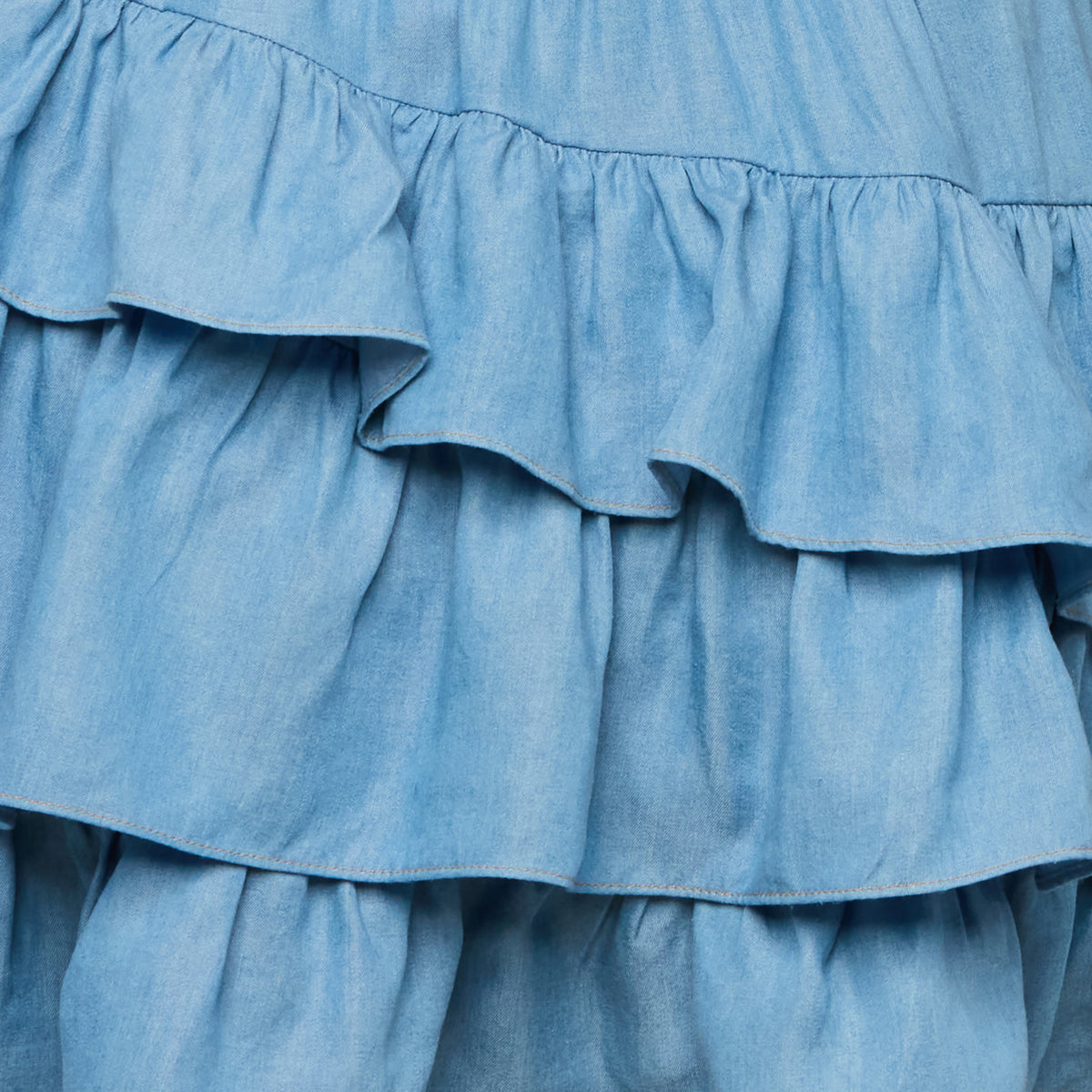 
    Cora Diagonal Ruffle Skirt :: Blue
