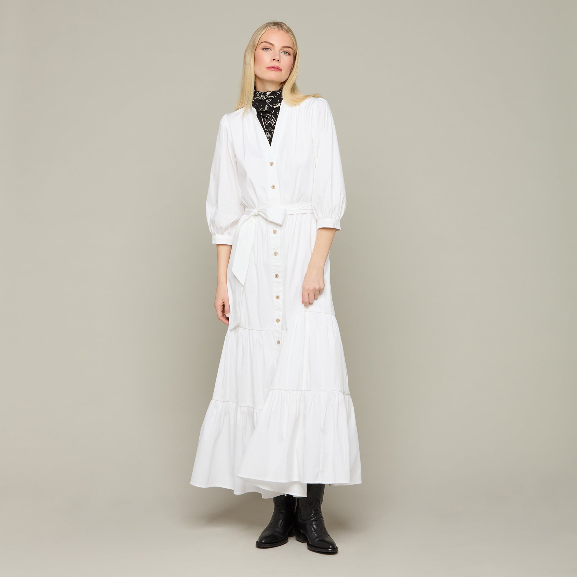 Audrey Dress :: White