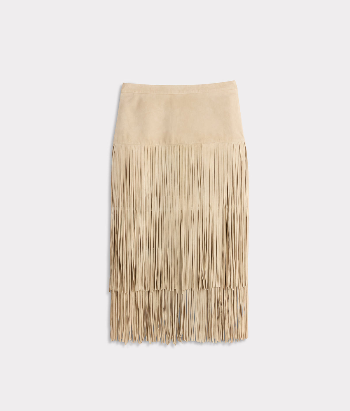 Rhiannon Fringe Skirt :: Bone 1
