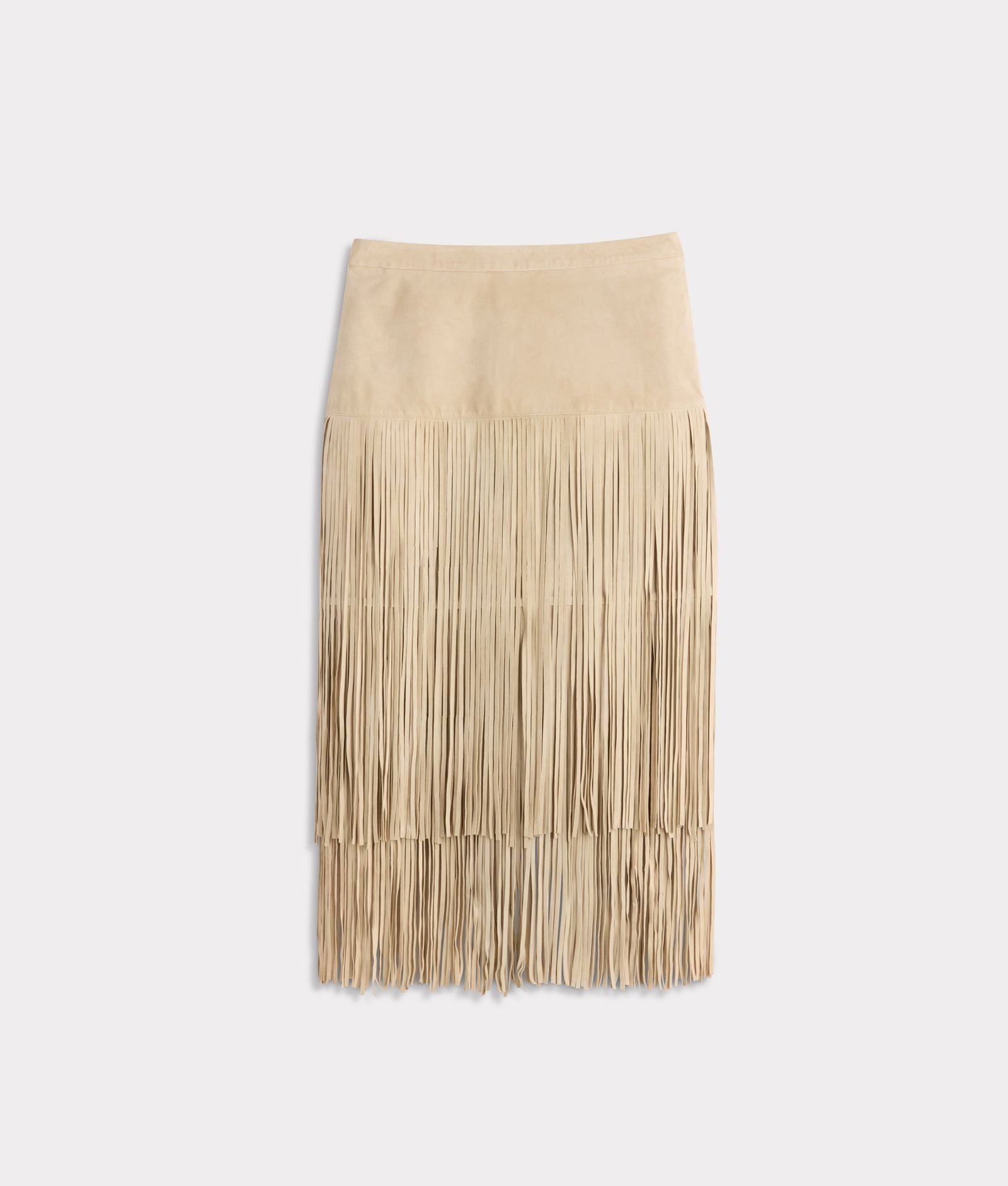Rhiannon Fringe Skirt :: Bone product image
