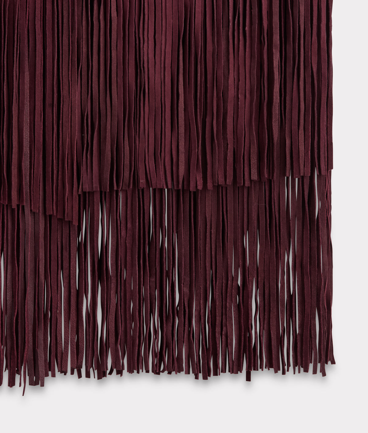 Rhiannon Fringe Skirt :: Black Cherry 4