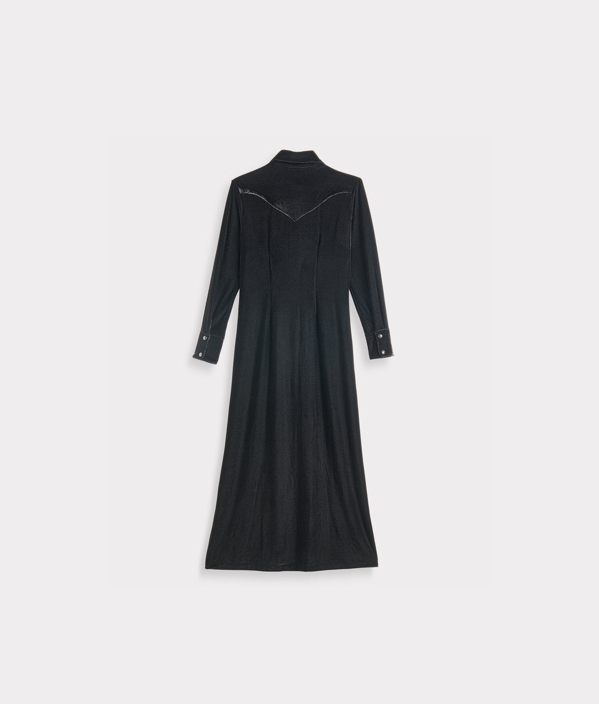Delilah Velvet Duster :: Black 3