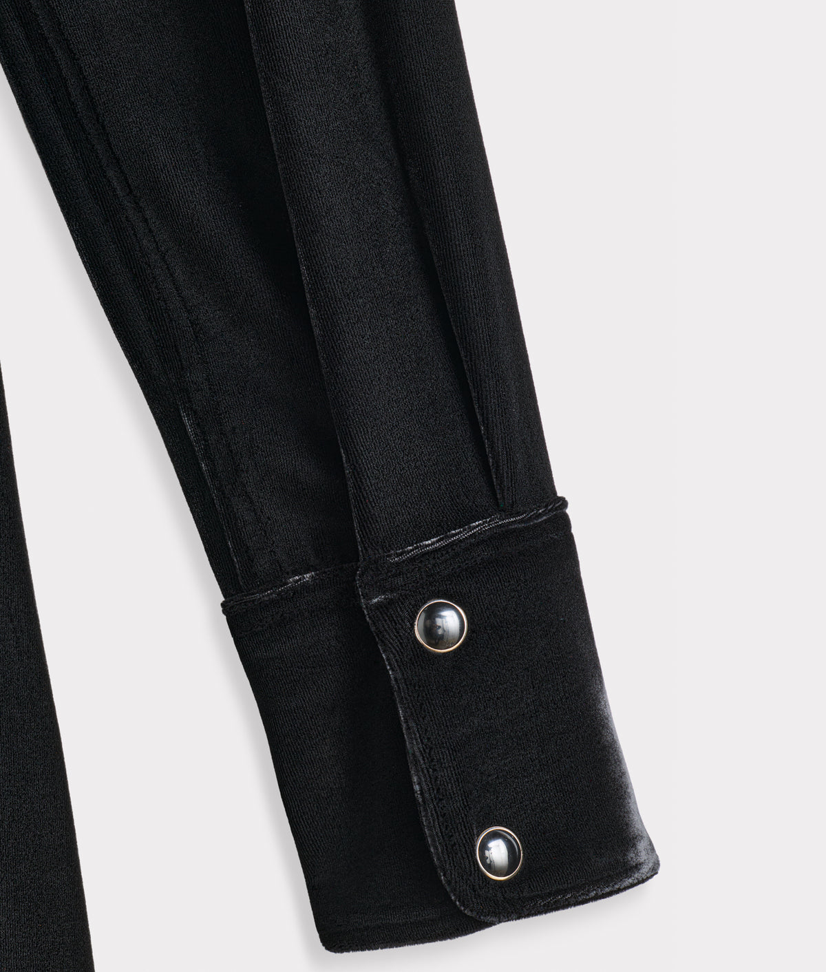 Delilah Velvet Duster :: Black 8