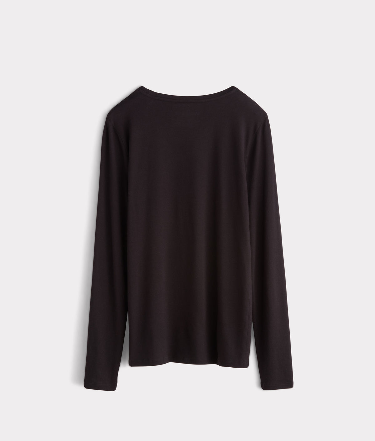 Long Sleeve Soft Touch Tee :: Black 3