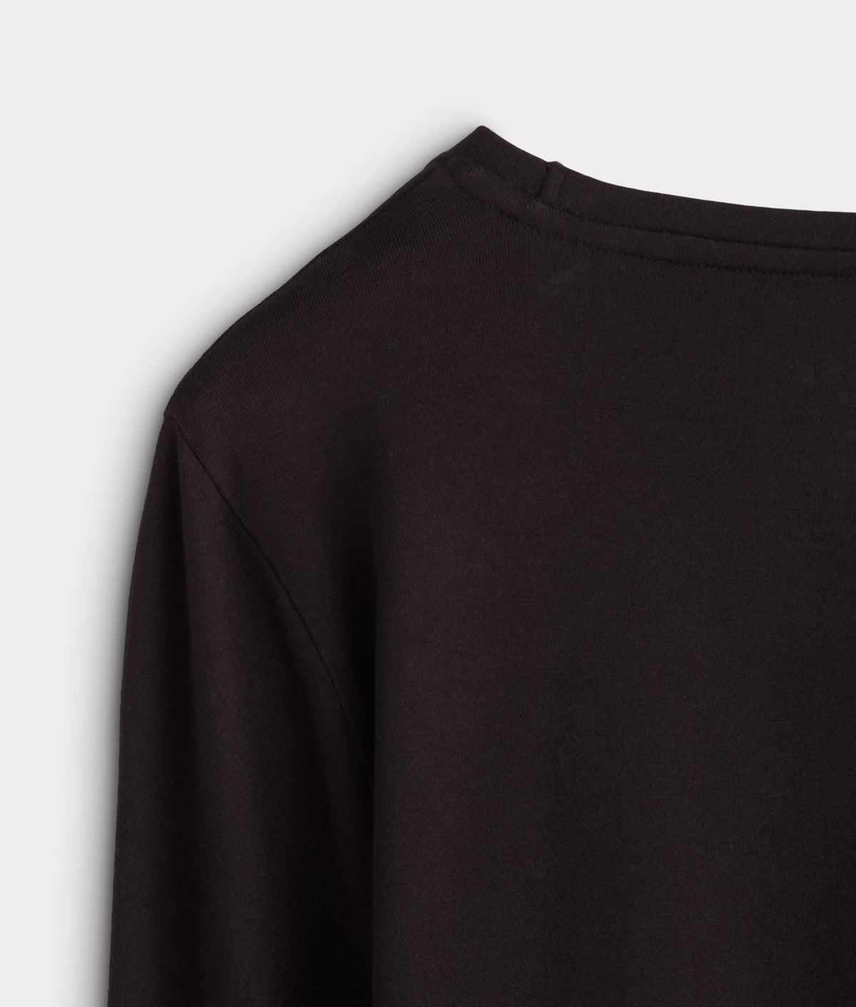 Long Sleeve Soft Touch Tee :: Black 5