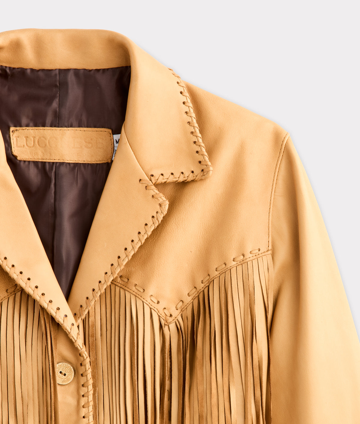 Tallulah Fringe Jacket :: Saddle Tan 6