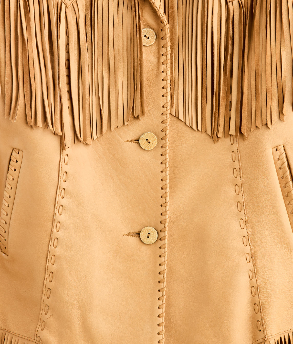 Tallulah Fringe Jacket :: Saddle Tan 7