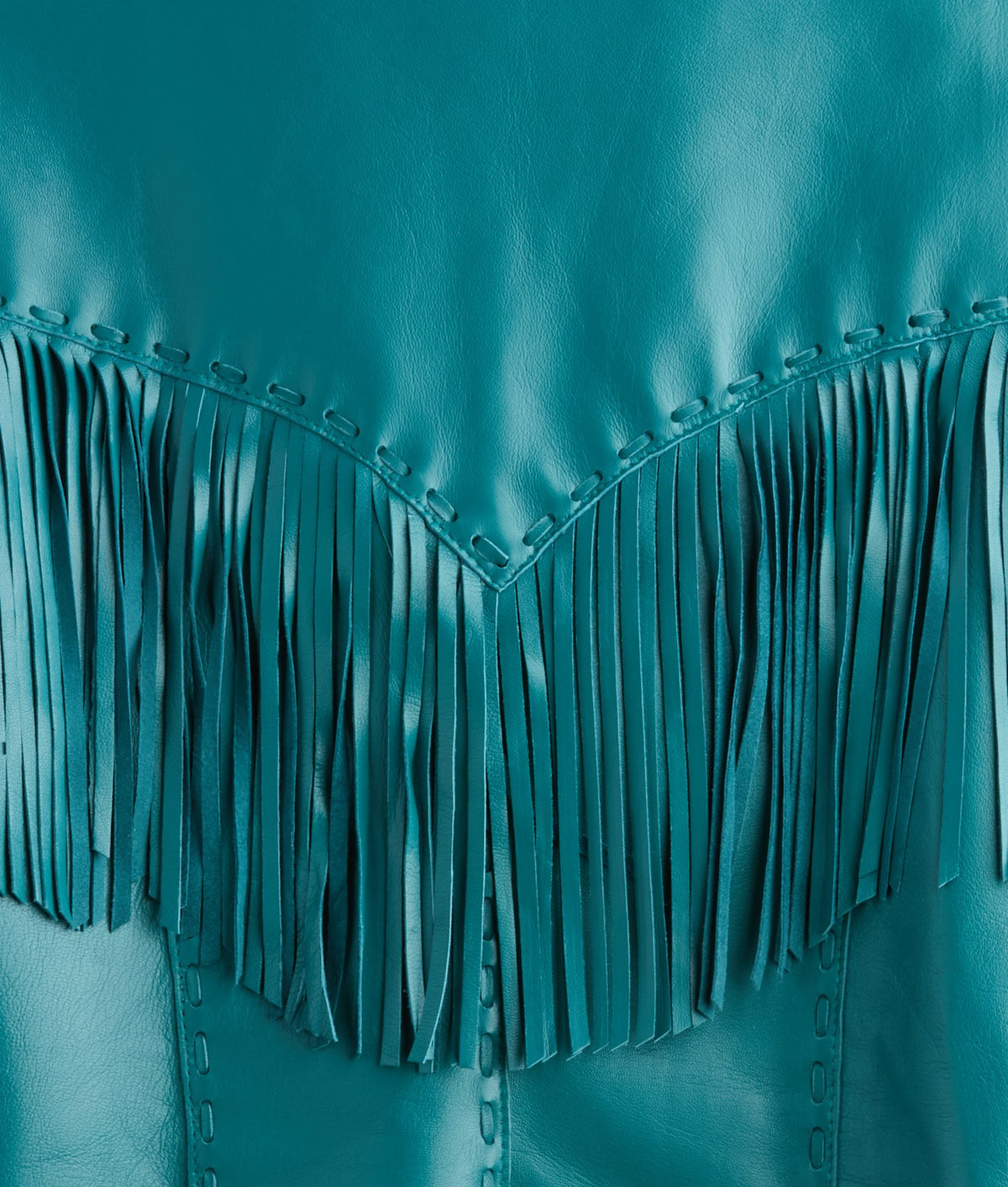 Tallulah Fringe Jacket :: Teal 8