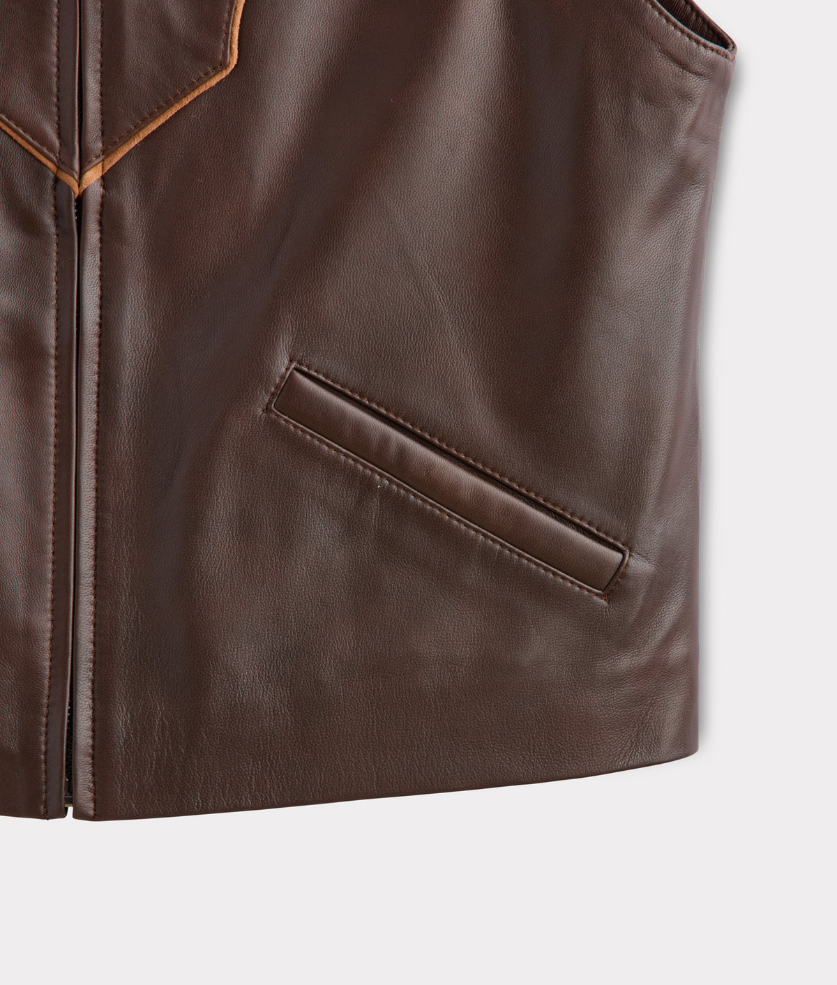 Duchess Of The Range Fur Vest :: Brown 9