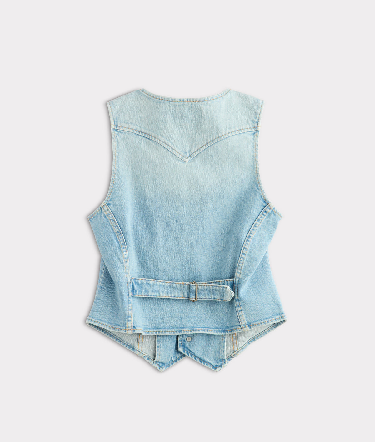 Riley Denim Vest :: Desert Sky Blue 3