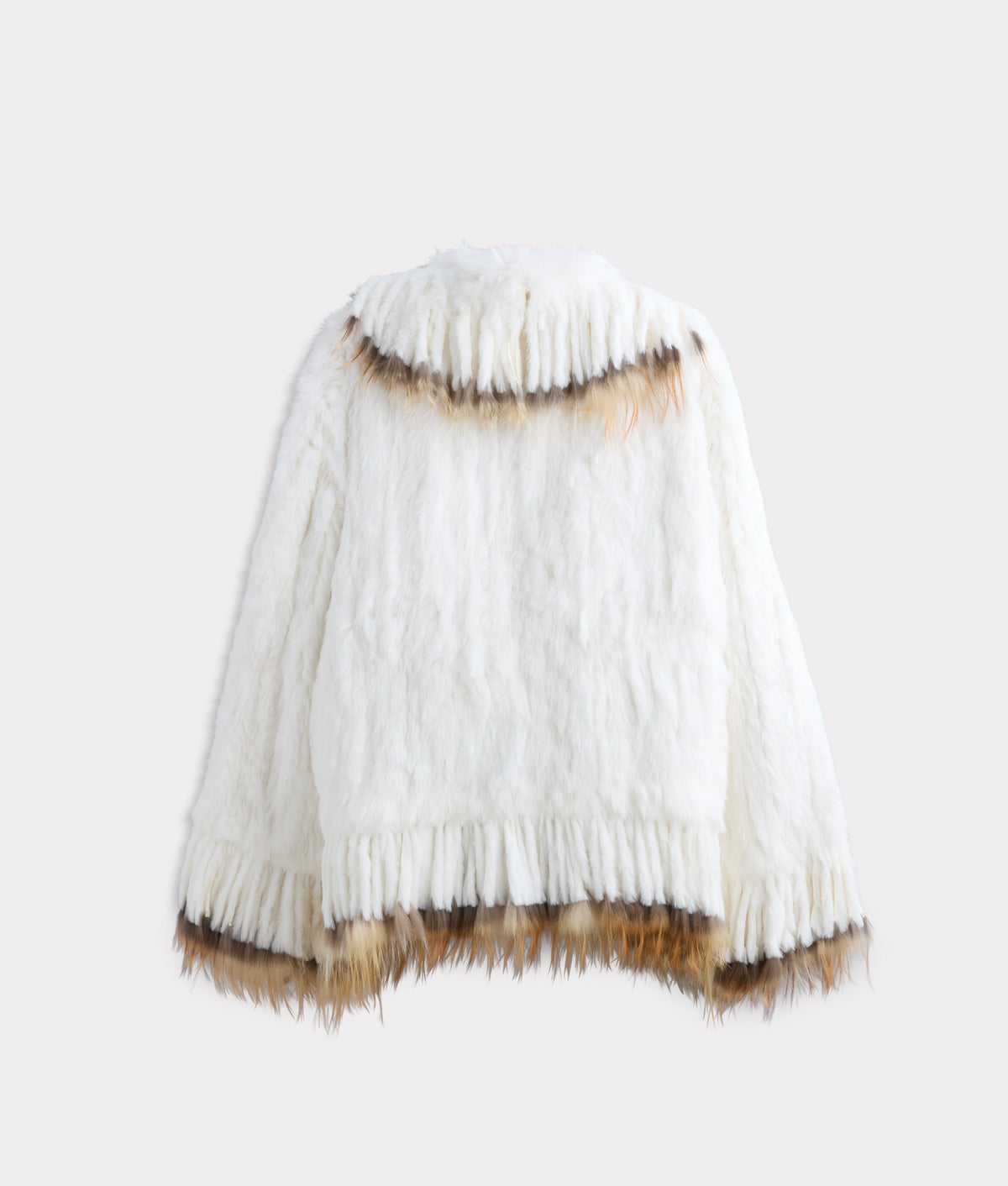 Francis Fur Fringe Jacket :: White 3