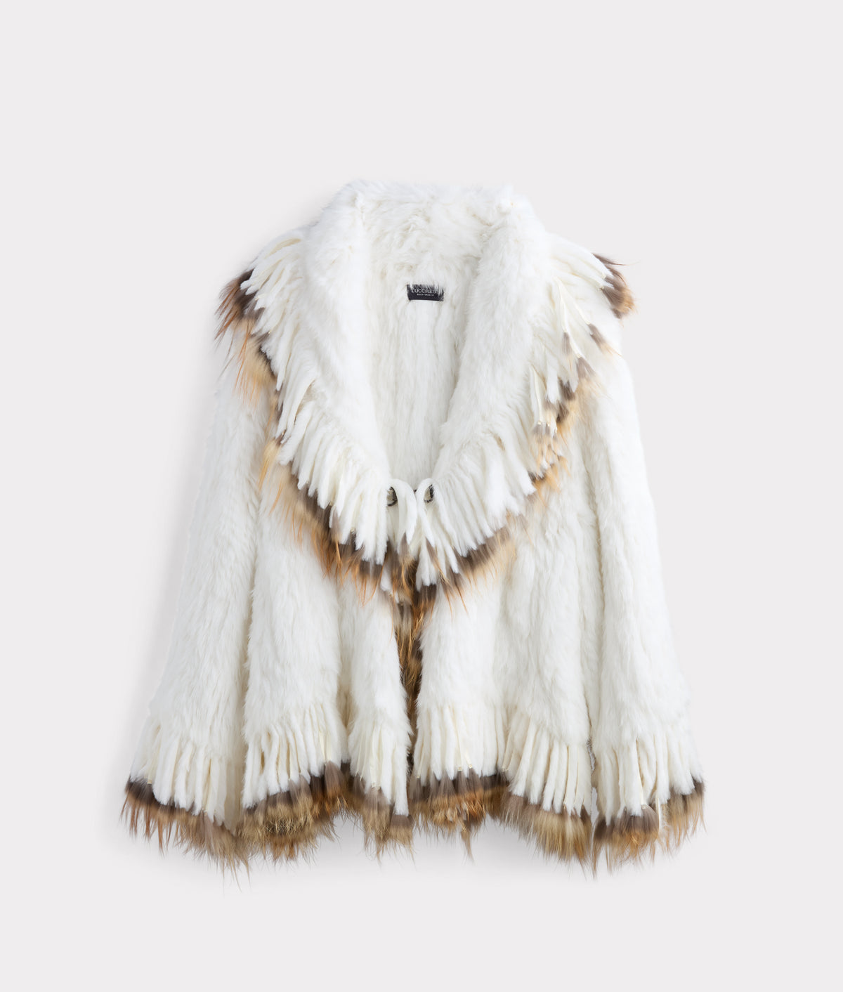Francis Fur Fringe Jacket :: White 1