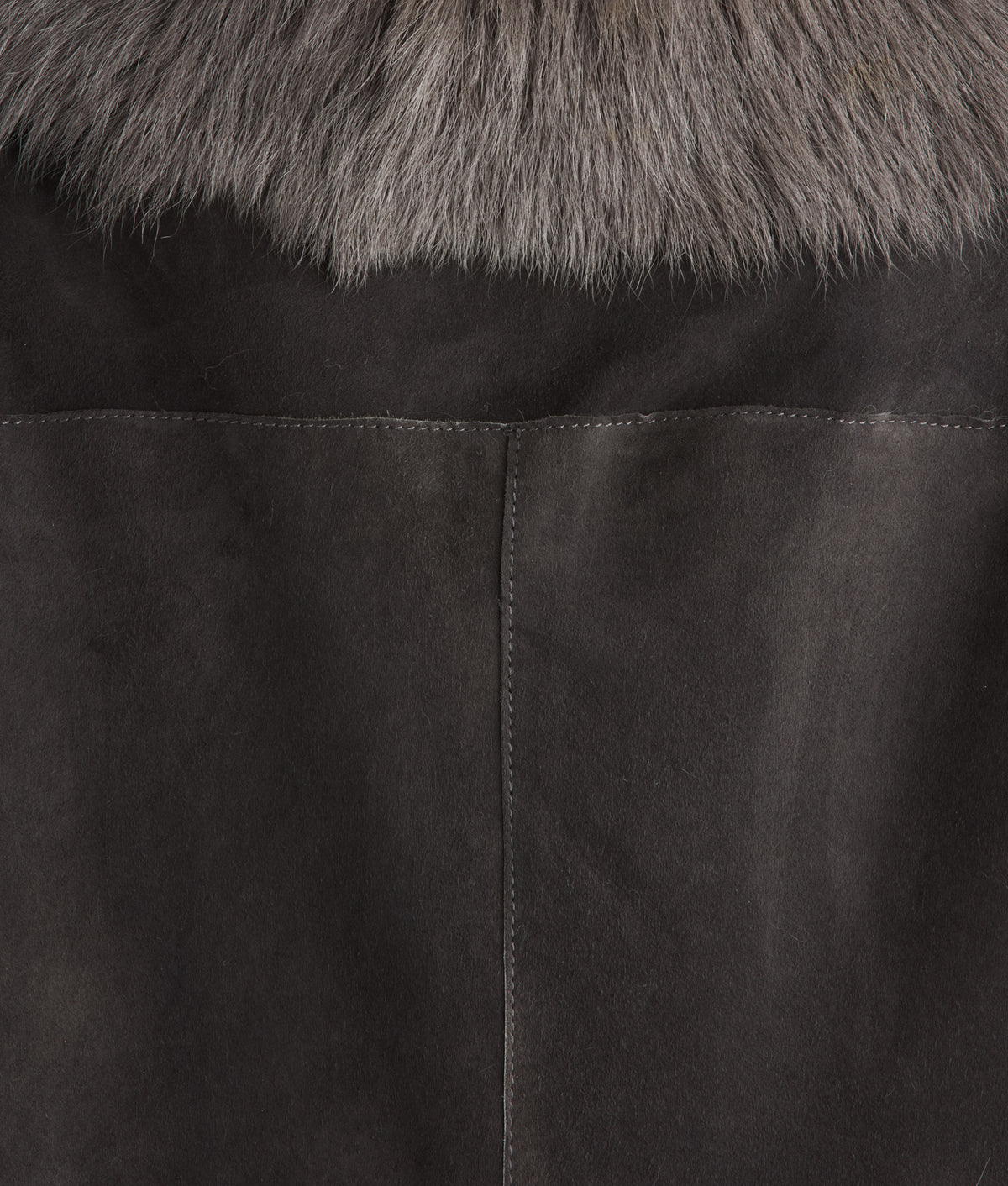 Tatum Kidskin Goat Coat With Belt :: Grey 10
