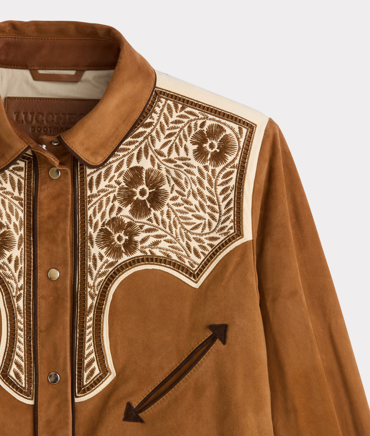 Grace Suede Shacket :: Camel 6