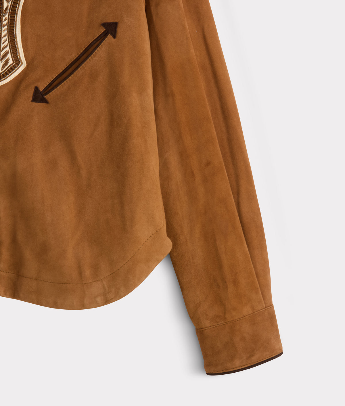 Grace Suede Shacket :: Camel 7
