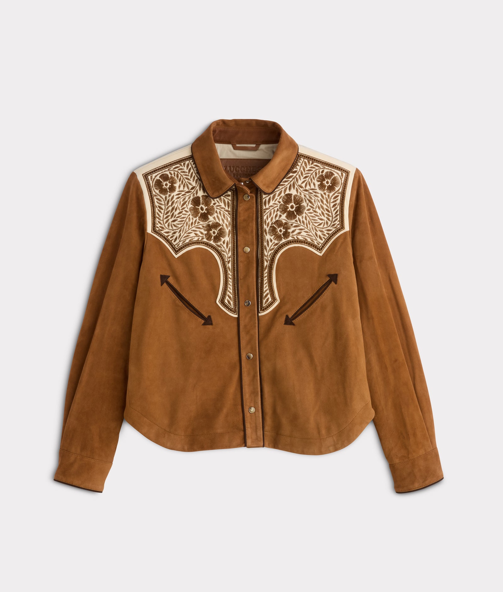 Grace Suede Shacket :: Camel product image
