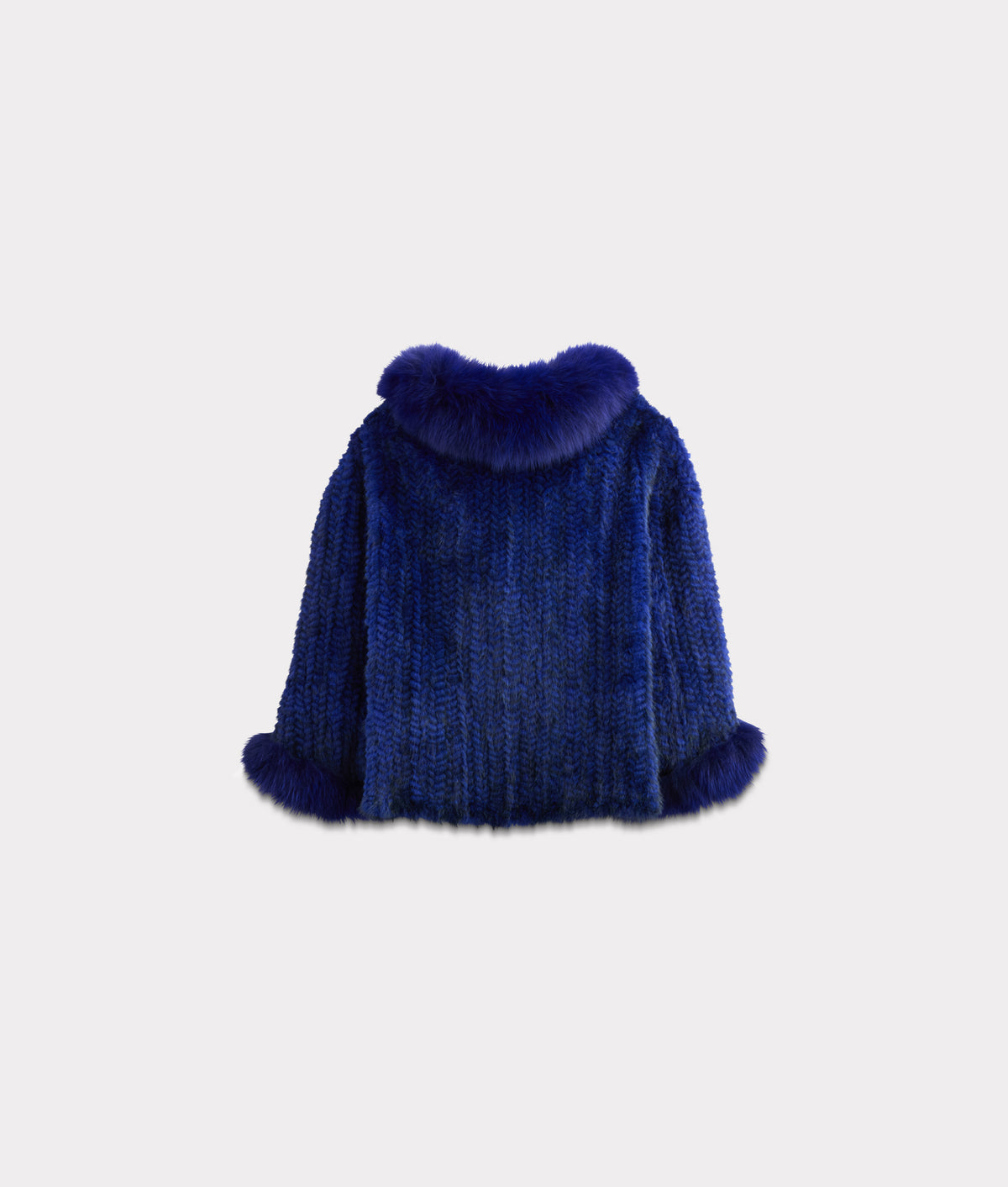 Royale Fur Cape :: Royal Blue 5
