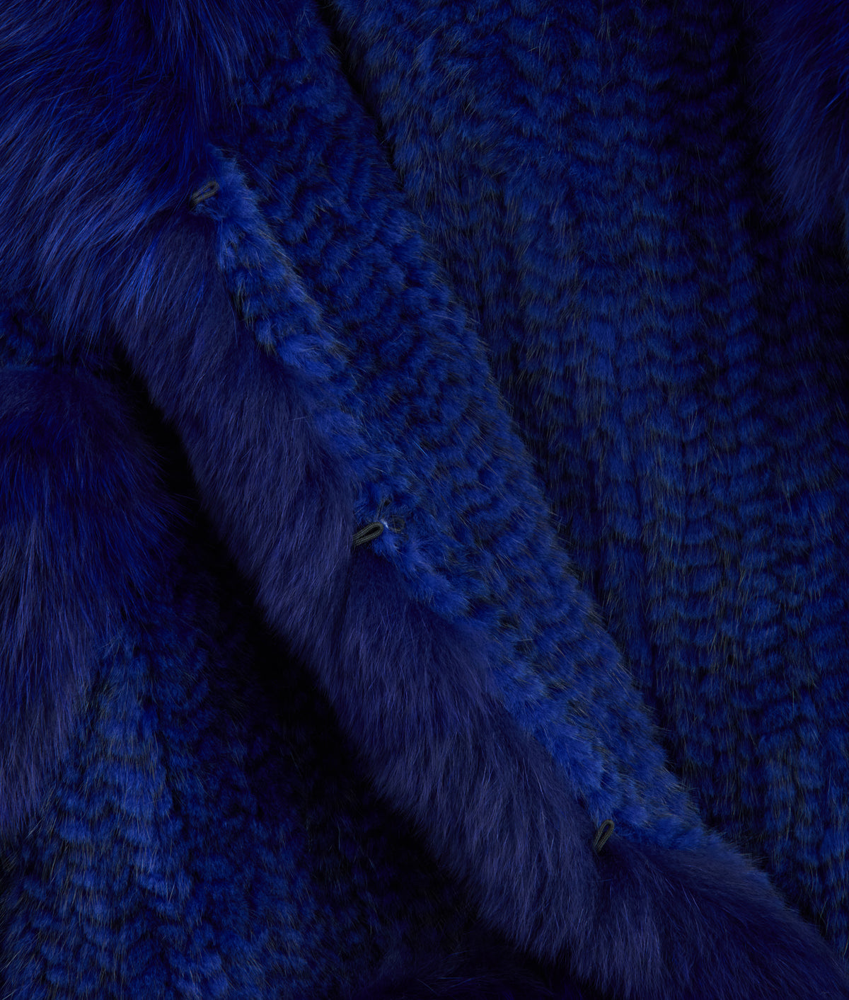 Royale Fur Cape :: Royal Blue 7
