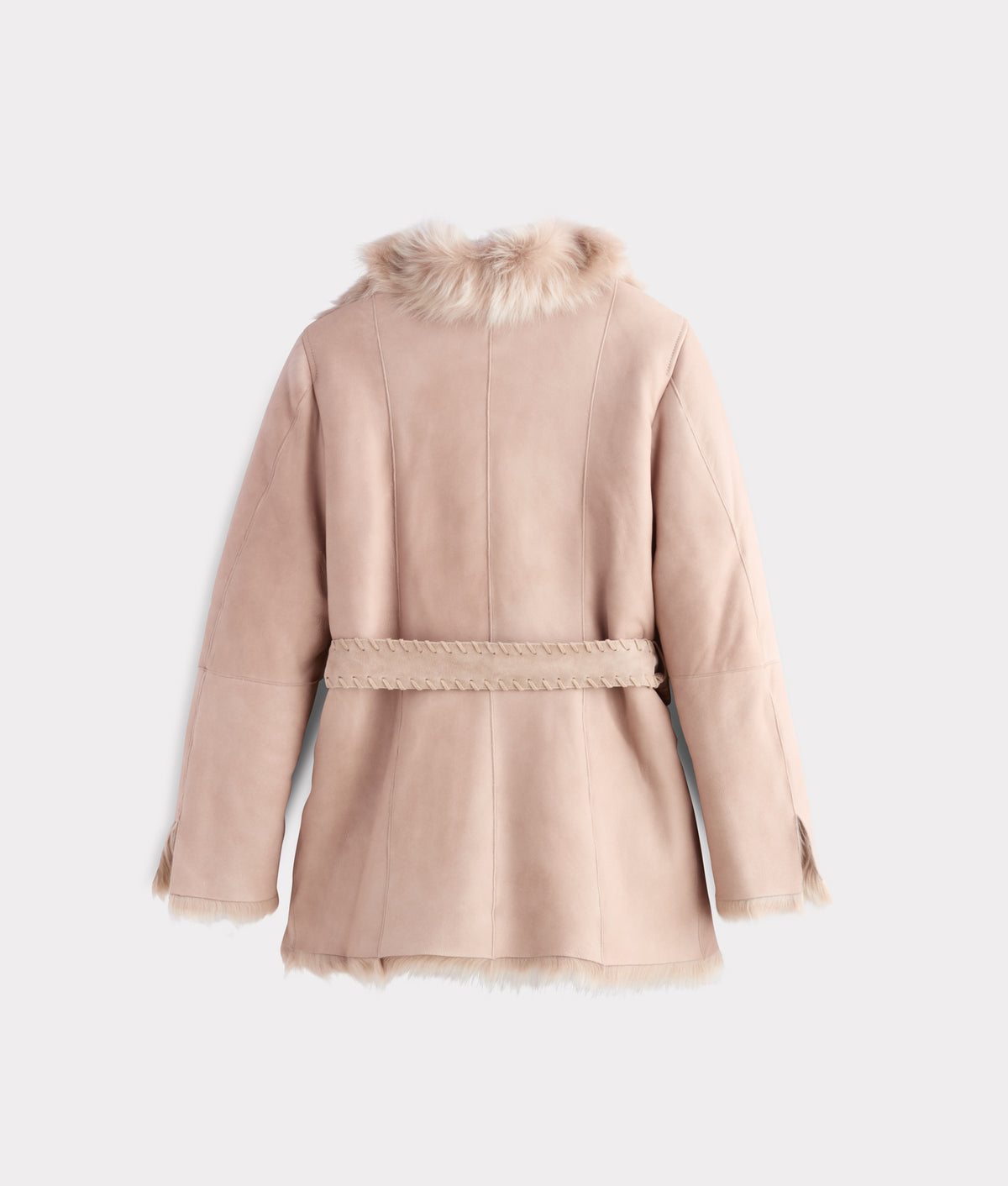 Skye Shearling Coat :: Grey 3