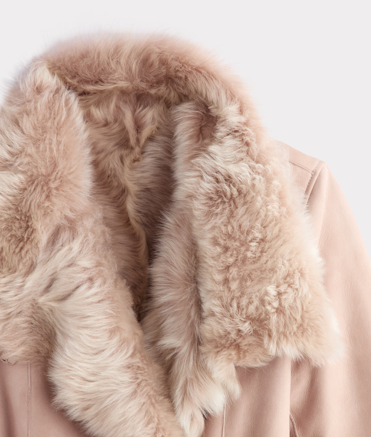 Skye Shearling Coat :: Grey 6