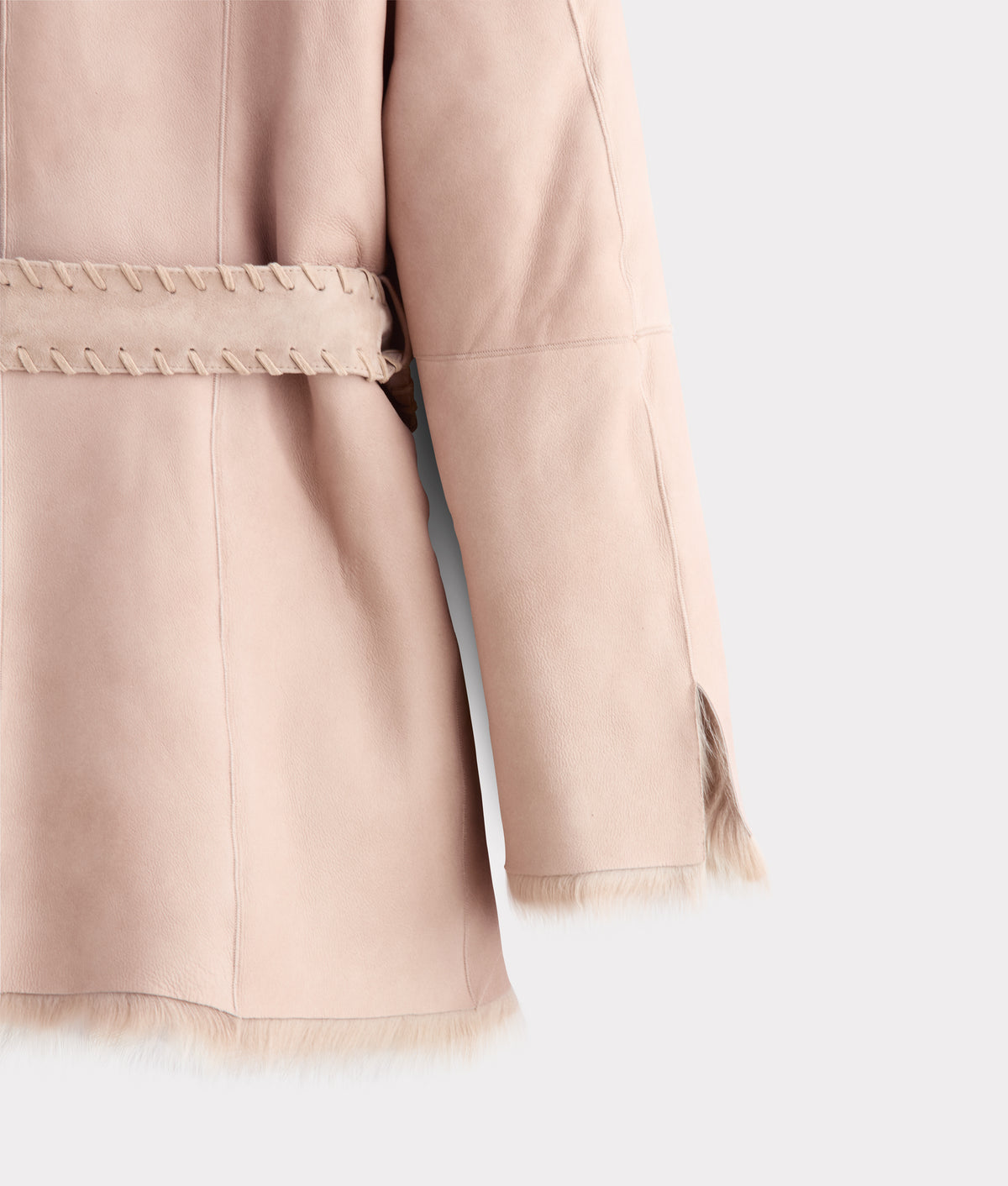 Skye Shearling Coat :: Grey 5