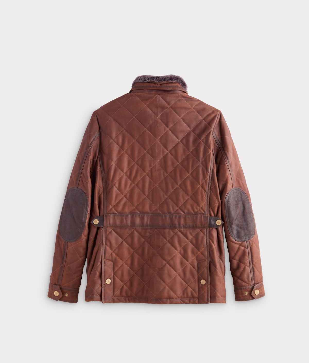 Wasatch Quilted Leather Jacket :: Bourbon 3