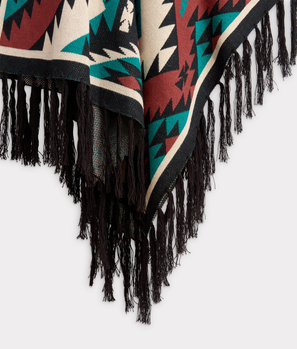 Alpaca Fleece Cape :: Blue/Multi 6