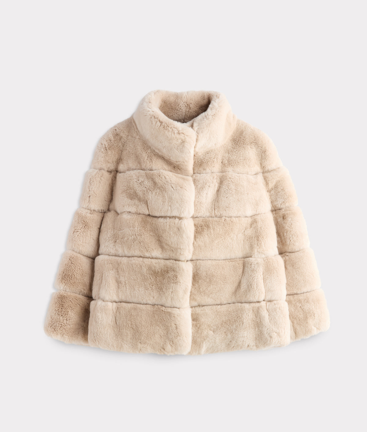 Leona Fur Coat :: Beige 1