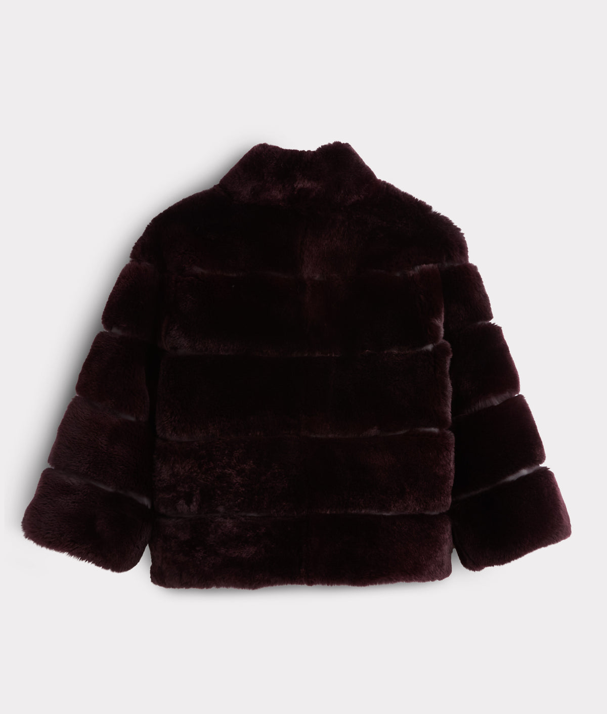 Leona Shared Rex Coat :: Black Cherry 3