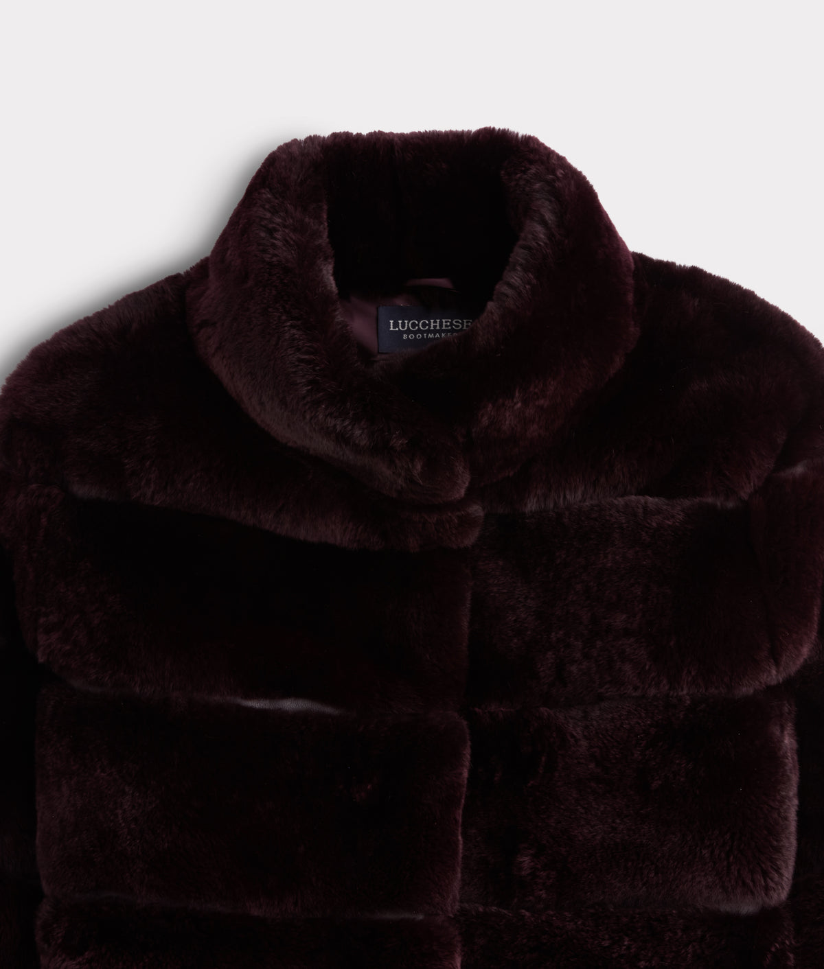 Leona Shared Rex Coat :: Black Cherry 5