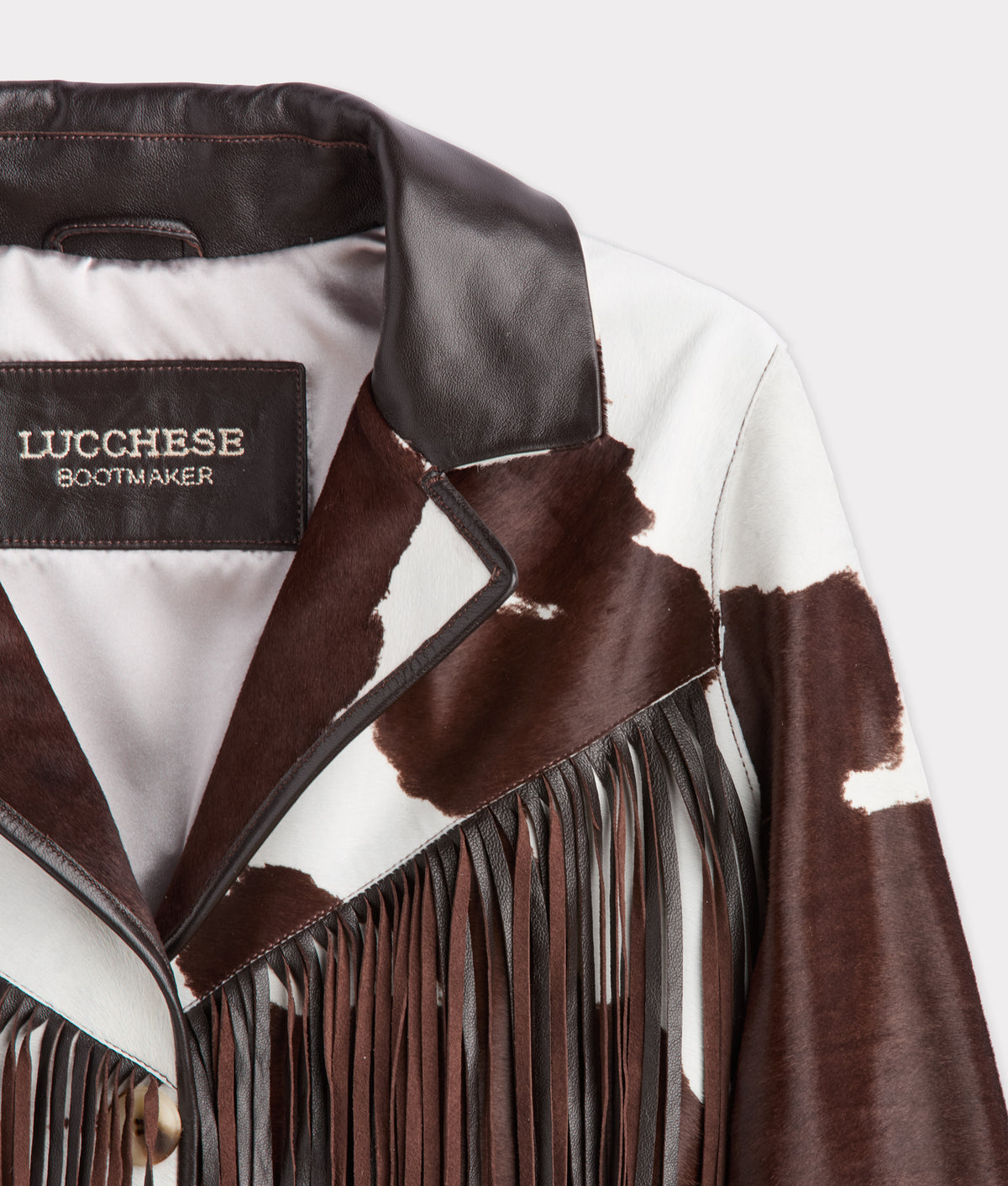 Harper Fringe Jacket :: Brown Mix 3