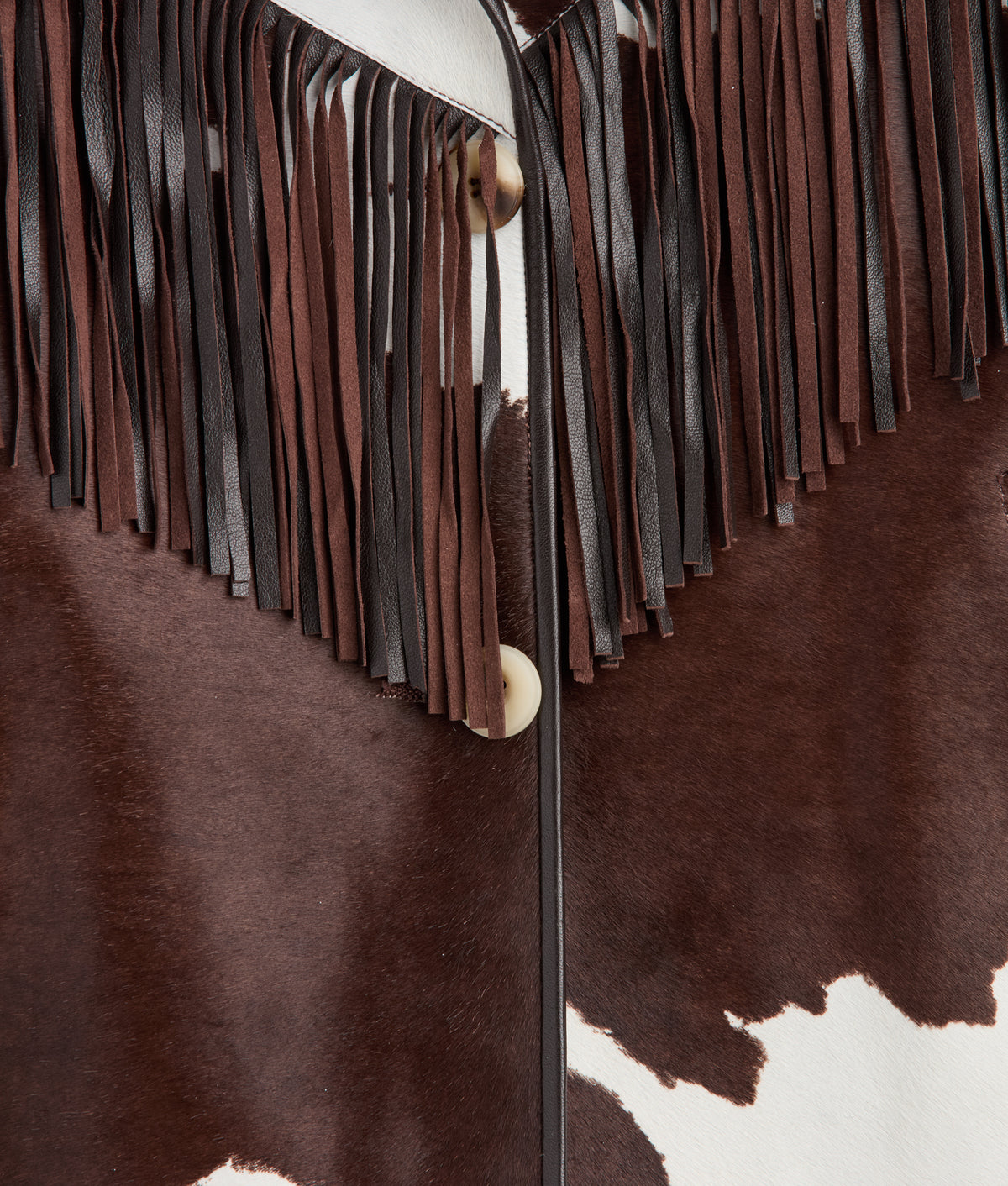Harper Fringe Jacket :: Brown Mix 5