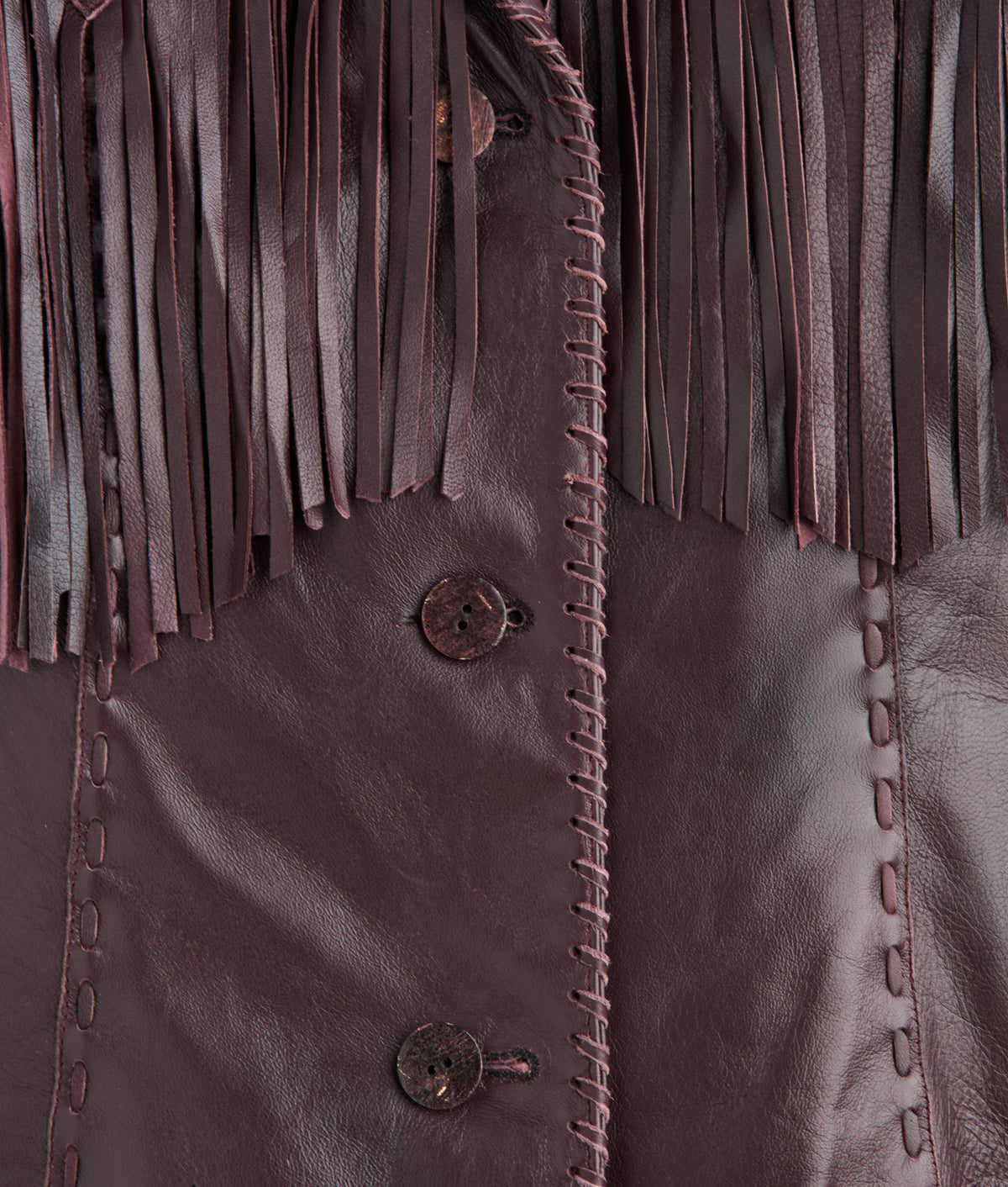 Tallulah Fringe Jacket :: Black Cherry 6