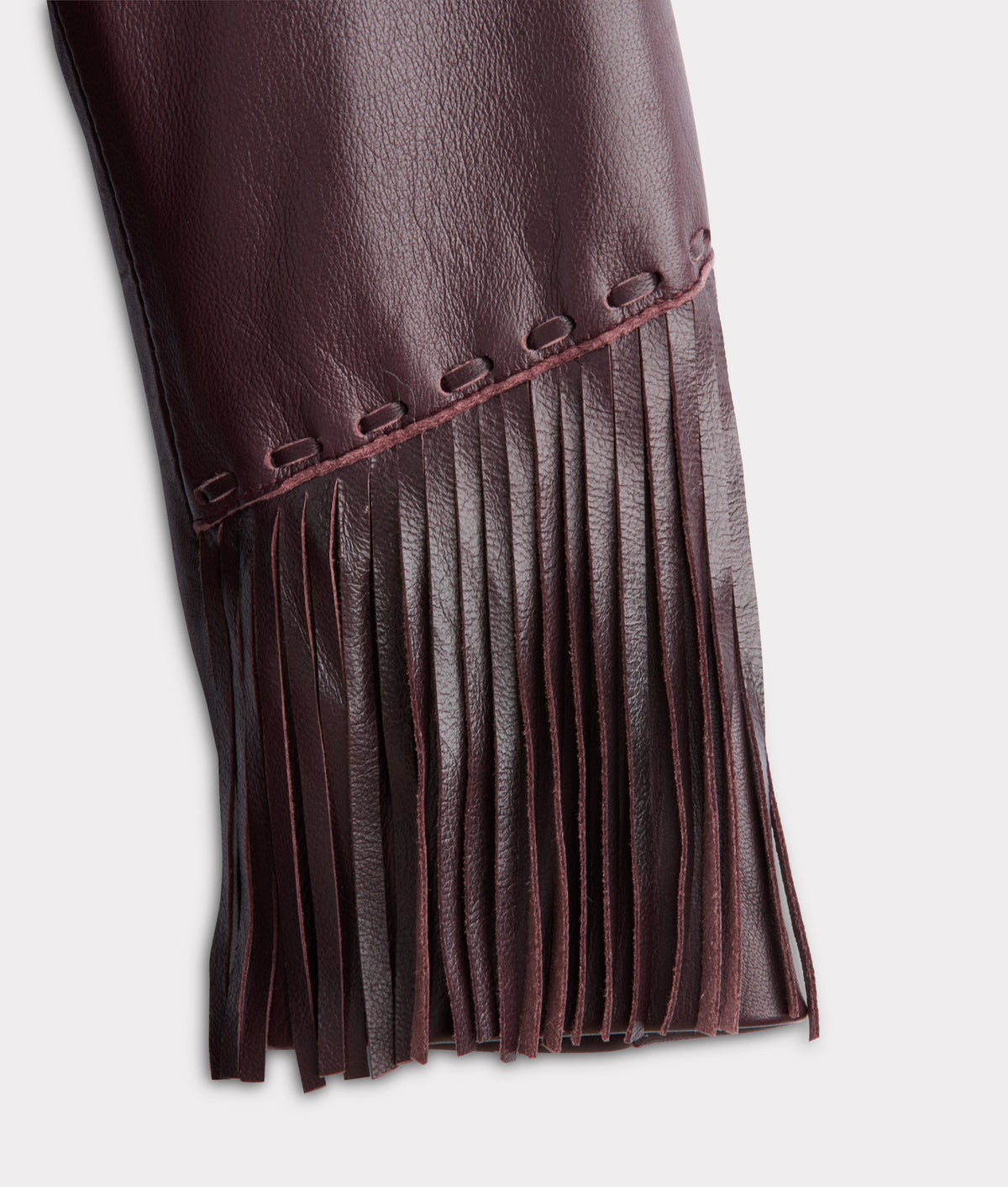 Tallulah Fringe Jacket :: Black Cherry 7