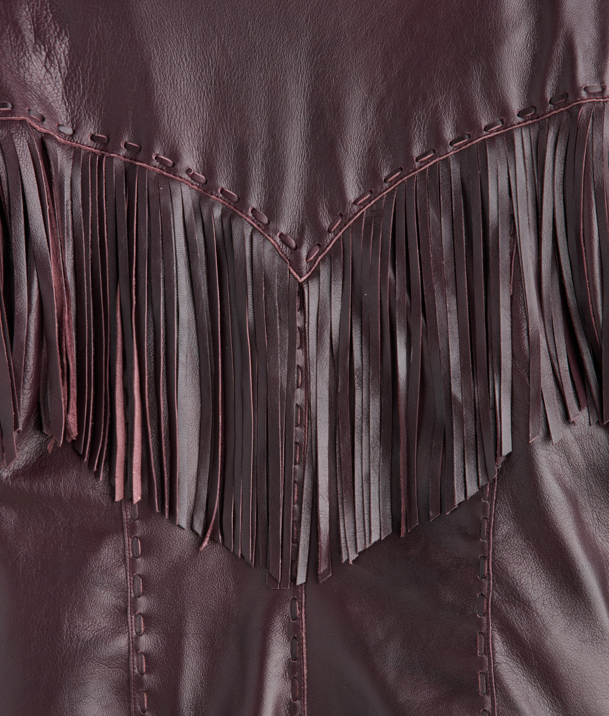 Tallulah Fringe Jacket :: Black Cherry 9